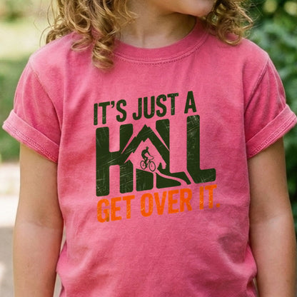 Its Just a Hill Biking Kids Cotton T-Shirt