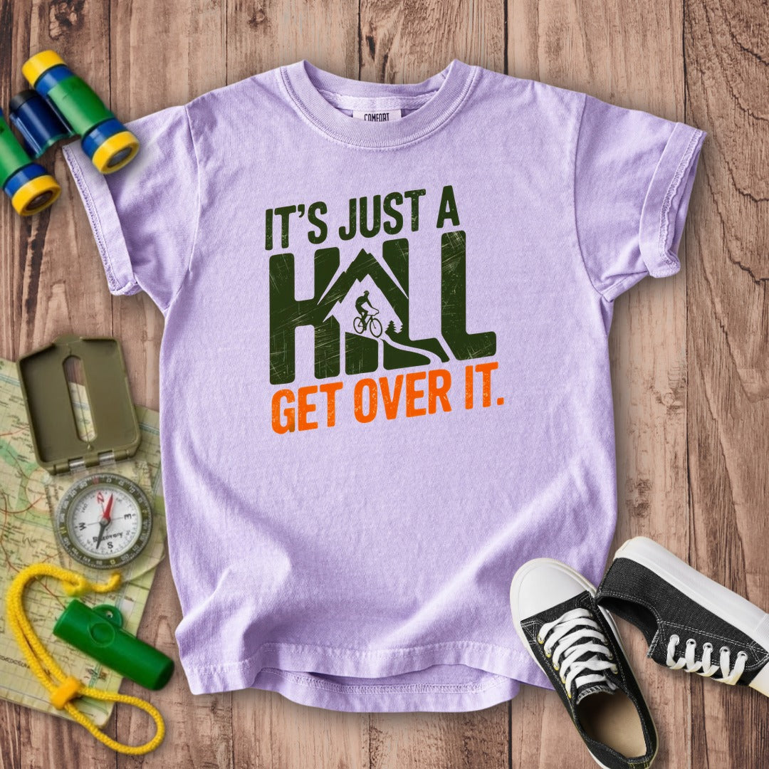 Its Just a Hill Biking Kids Cotton T-Shirt