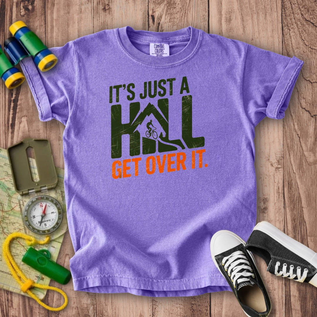 Its Just a Hill Biking Kids Cotton T-Shirt