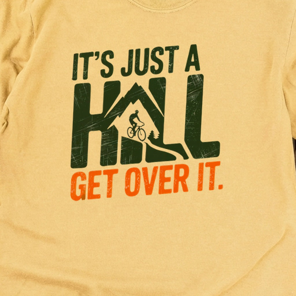 Its Just a Hill Biking Cotton Long Sleeve