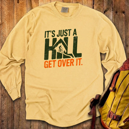 Its Just a Hill Biking Cotton Long Sleeve