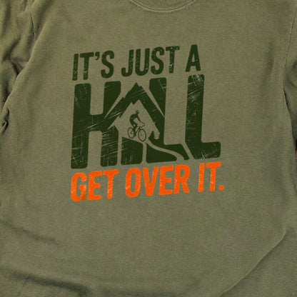 Its Just a Hill Biking Cotton Long Sleeve