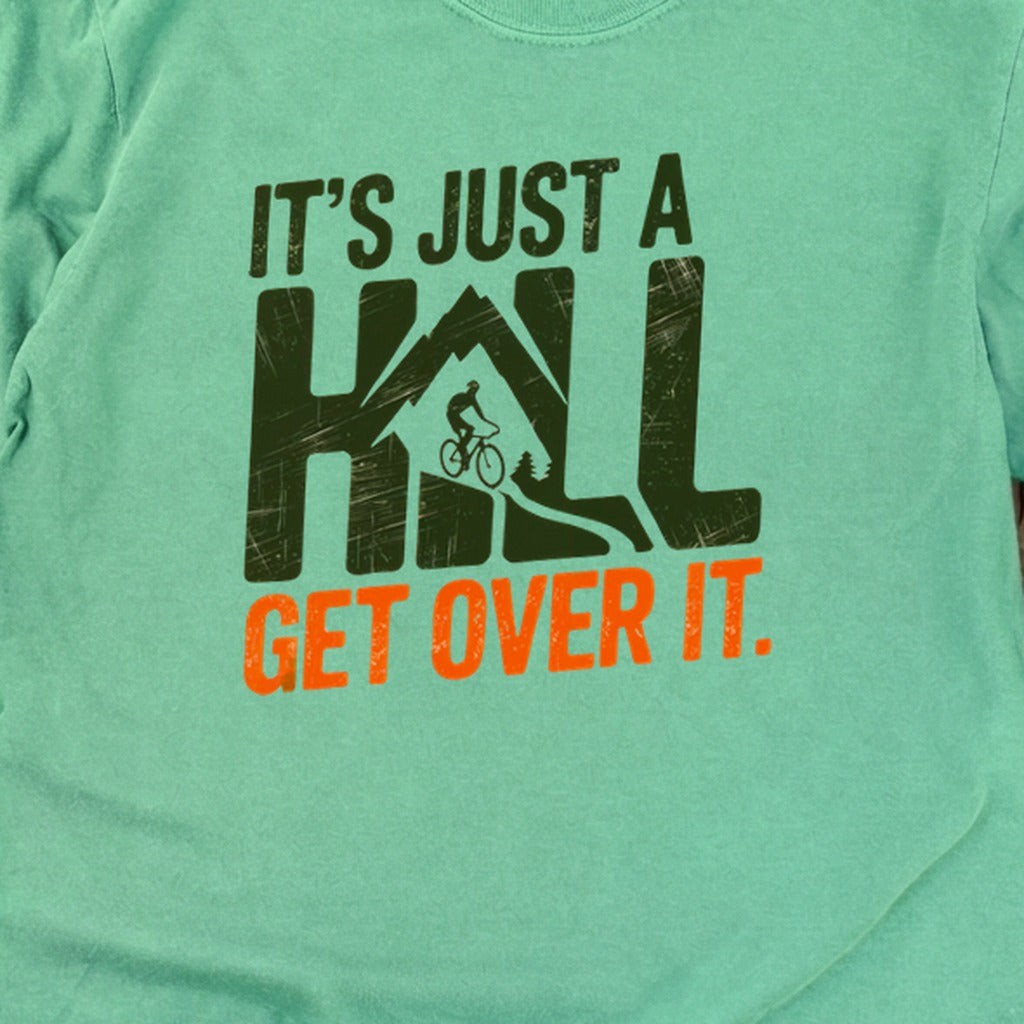 Its Just a Hill Biking Cotton Long Sleeve