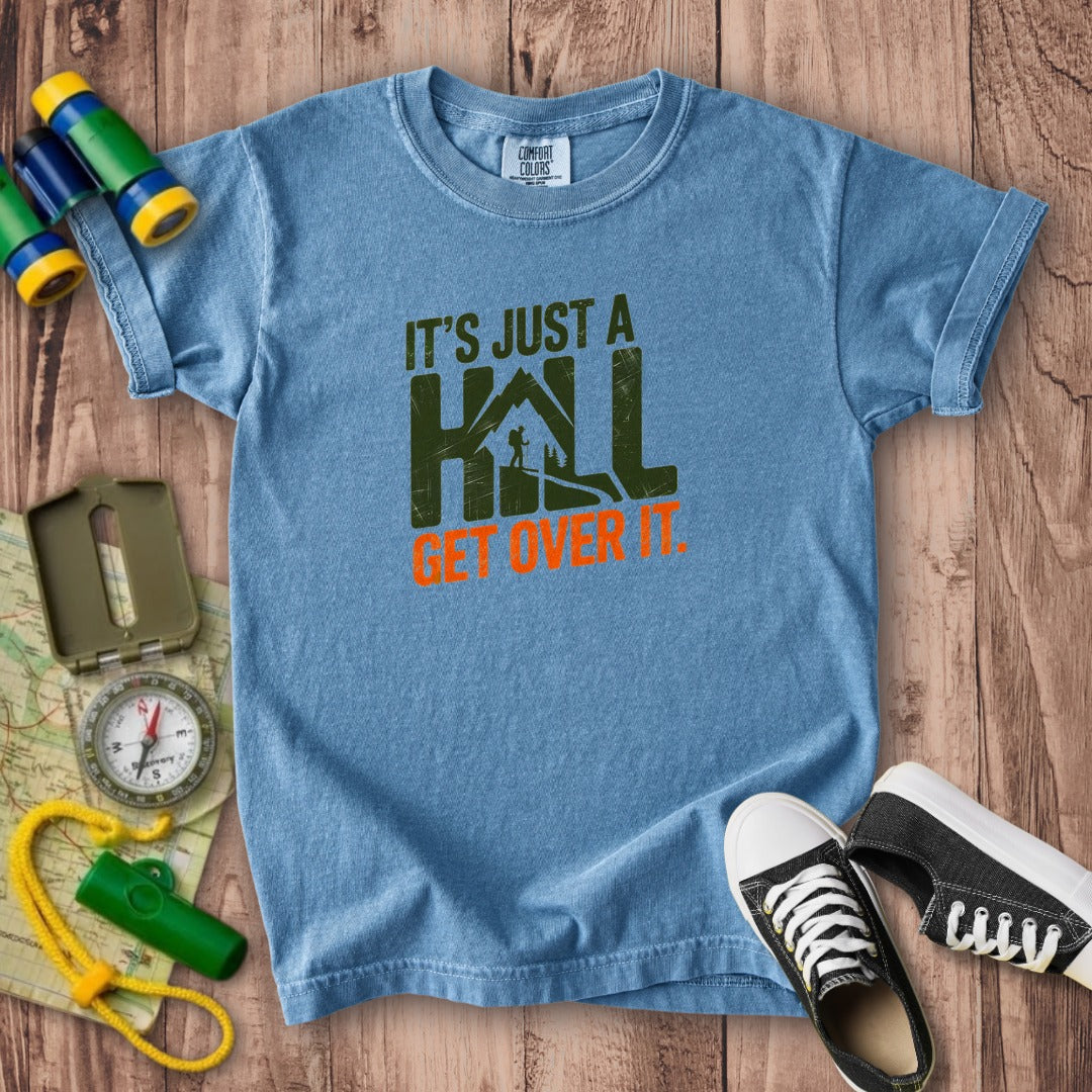 Its Just a Hill Hiking Kids Cotton T-Shirt