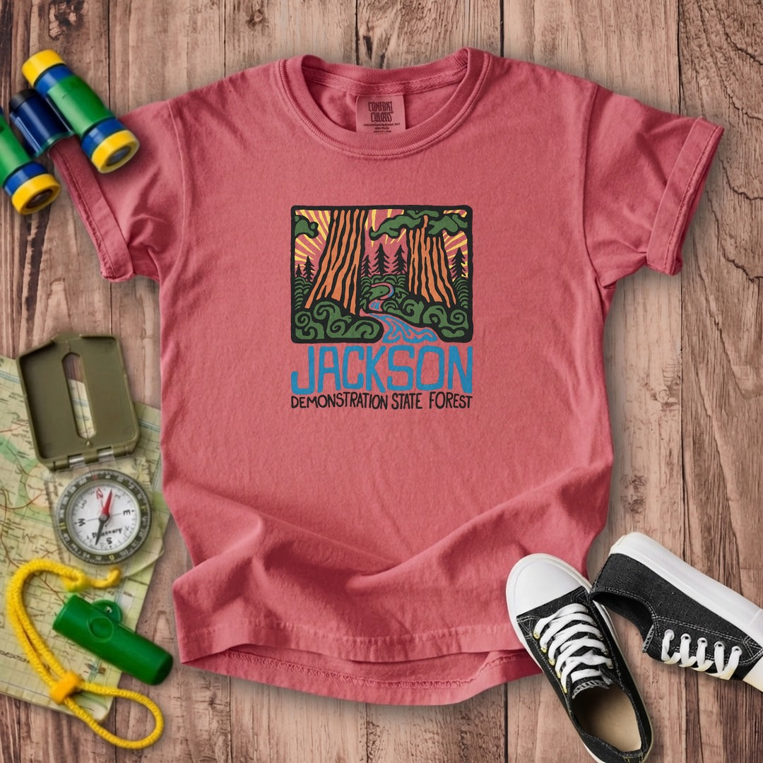 Jackson Demonstration State Forest Kids Cotton T-Shirt