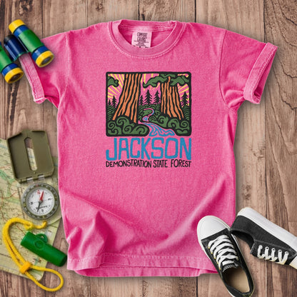 Jackson Demonstration State Forest Kids Cotton T-Shirt