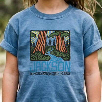 Jackson Demonstration State Forest Kids Cotton T-Shirt