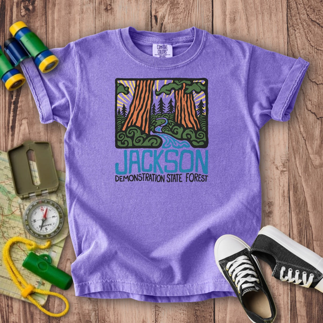 Jackson Demonstration State Forest Kids Cotton T-Shirt