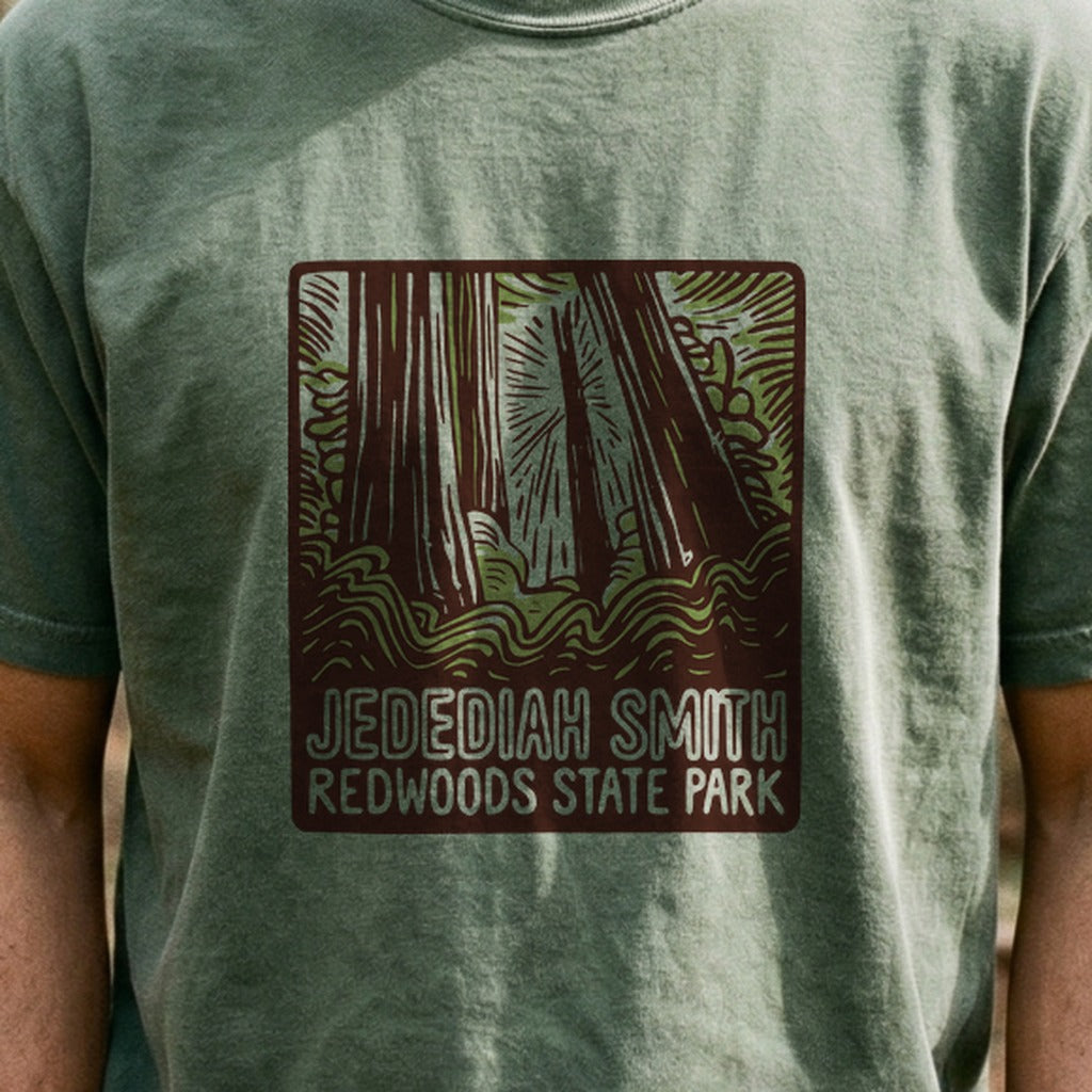 Jedediah Smith Redwoods State Park Cotton T-Shirt
