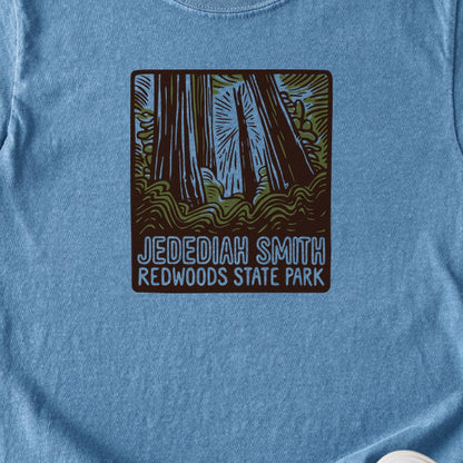 Jedediah Smith Redwoods State Park Kids Cotton T-Shirt