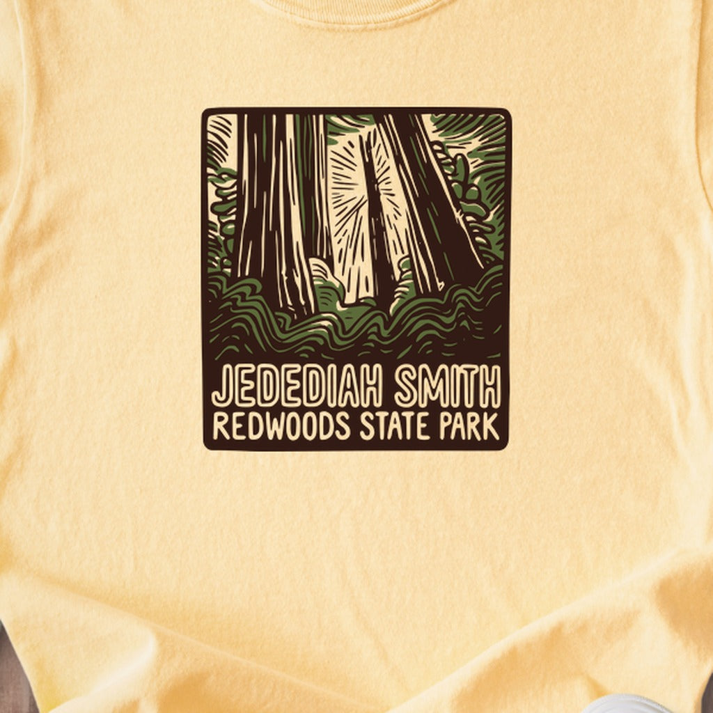 Jedediah Smith Redwoods State Park Kids Cotton T-Shirt
