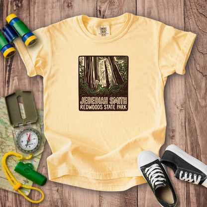 Jedediah Smith Redwoods State Park Kids Cotton T-Shirt