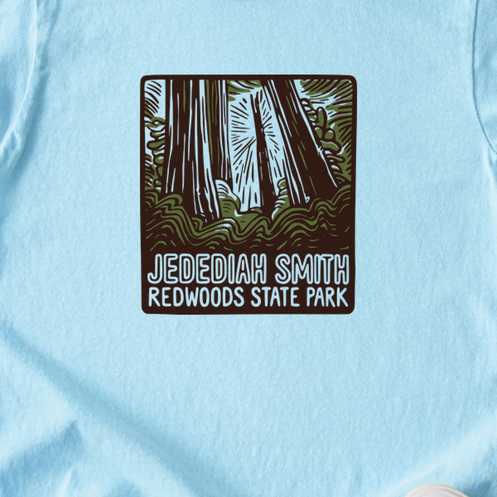 Jedediah Smith Redwoods State Park Kids Cotton T-Shirt