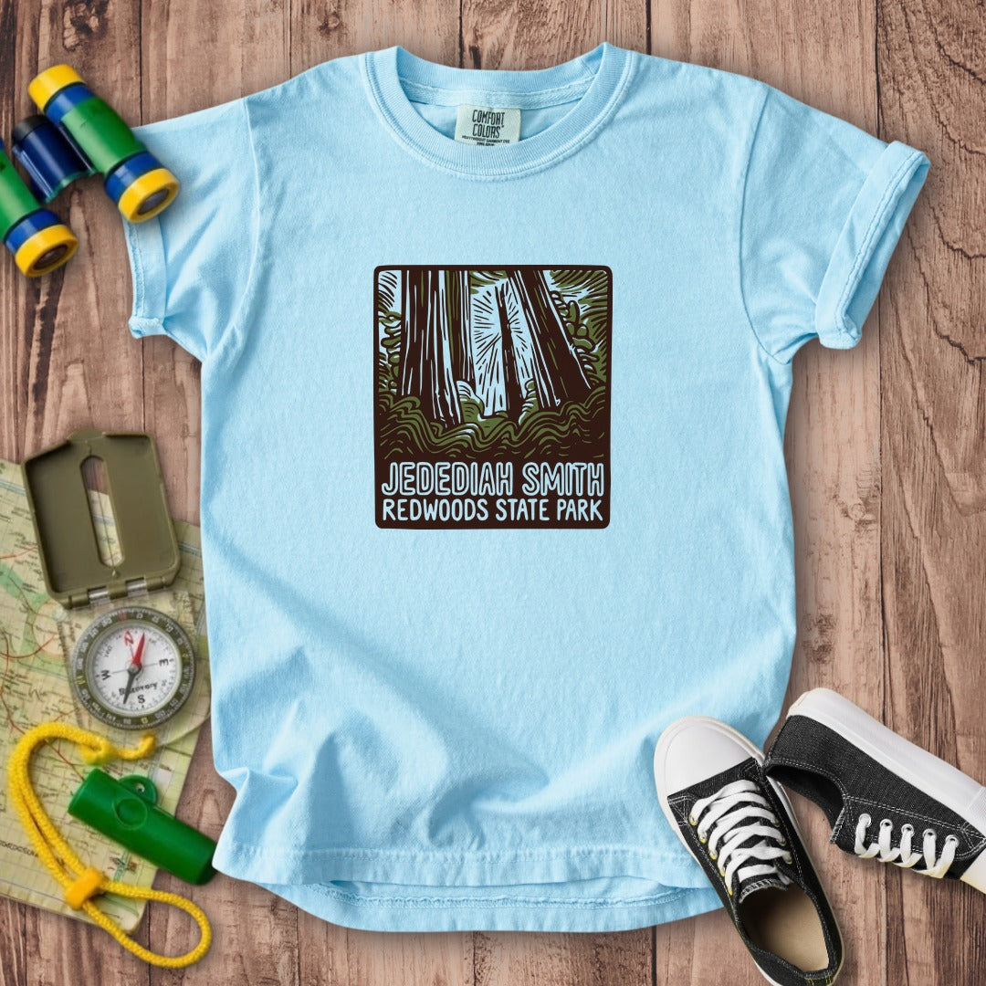 Jedediah Smith Redwoods State Park Kids Cotton T-Shirt