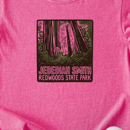 Jedediah Smith Redwoods State Park Kids Cotton T-Shirt