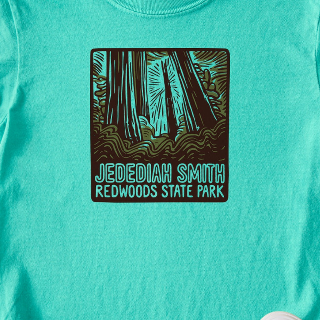 Jedediah Smith Redwoods State Park Kids Cotton T-Shirt