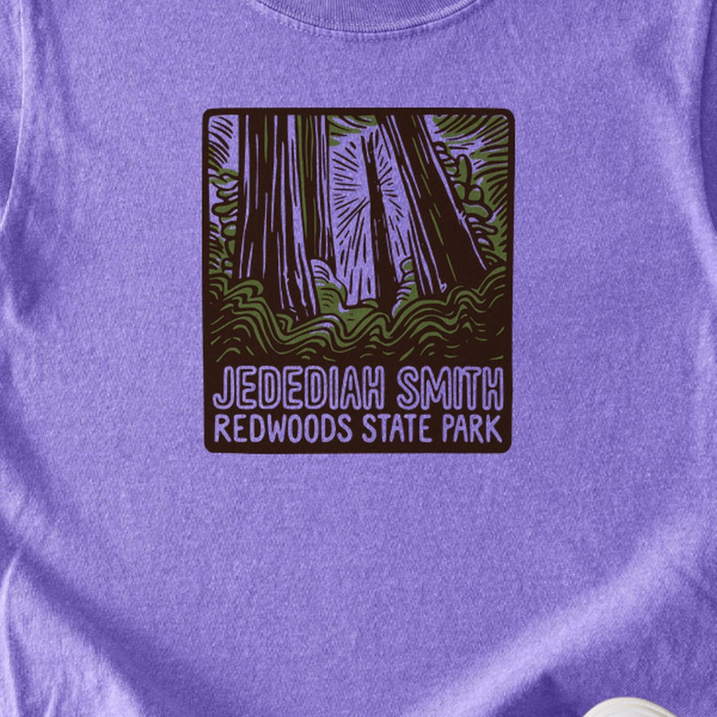 Jedediah Smith Redwoods State Park Kids Cotton T-Shirt