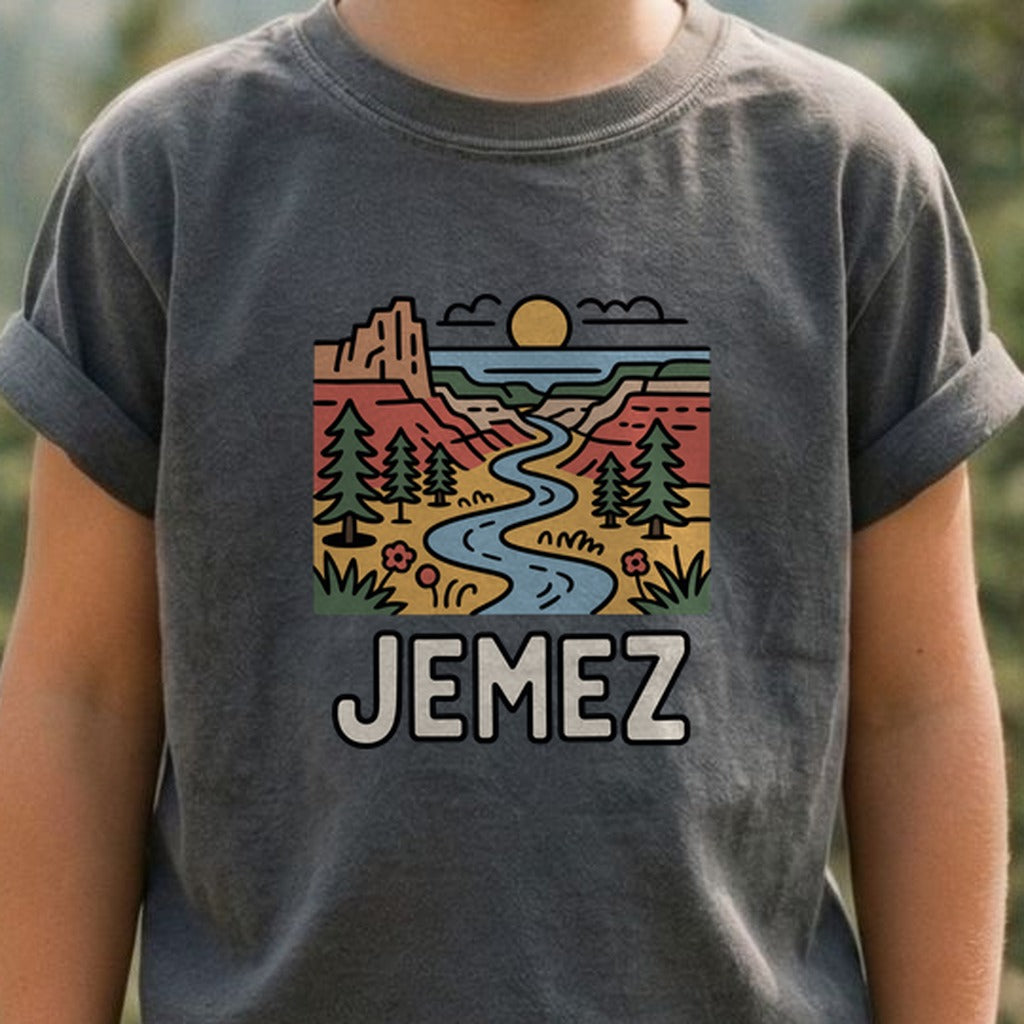 Jemez National Recreation Area Kids Cotton T-Shirt