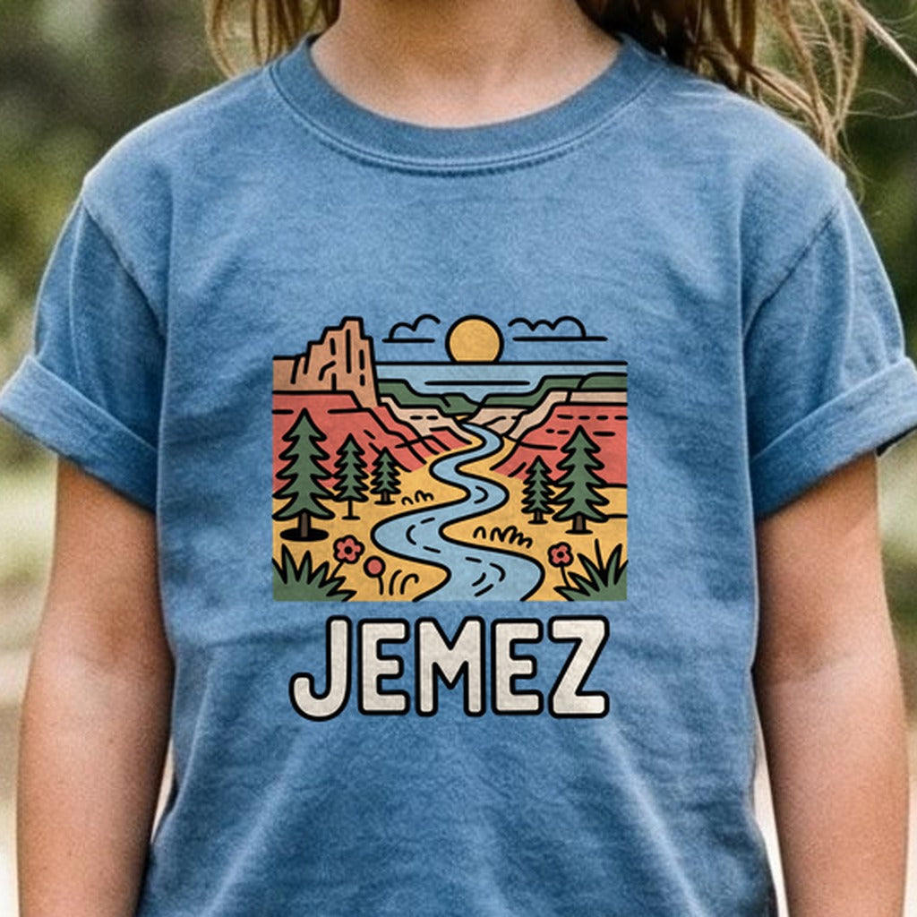 Jemez National Recreation Area Kids Cotton T-Shirt