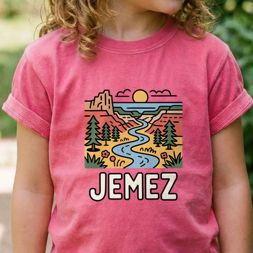 Jemez National Recreation Area Kids Cotton T-Shirt