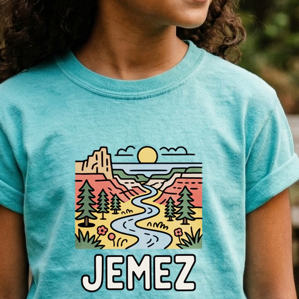 Jemez National Recreation Area Kids Cotton T-Shirt