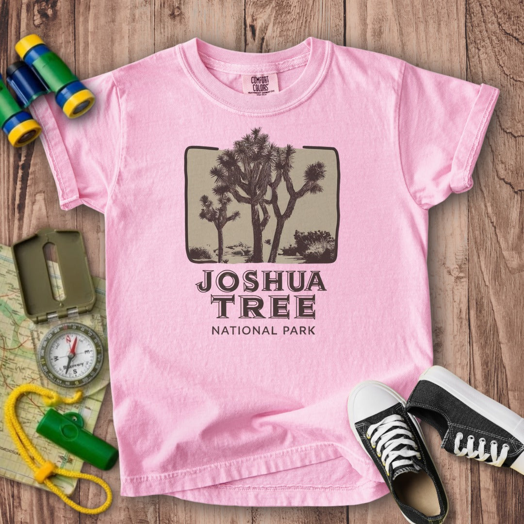 Joshua Tree National Park Vintage Kids Cotton T-Shirt