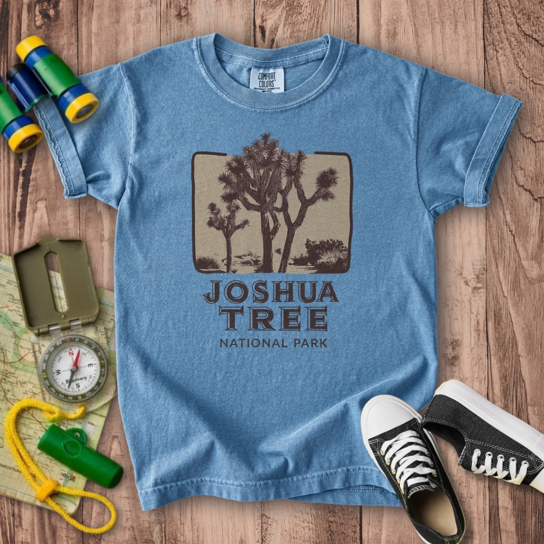 Joshua Tree National Park Vintage Kids Cotton T-Shirt