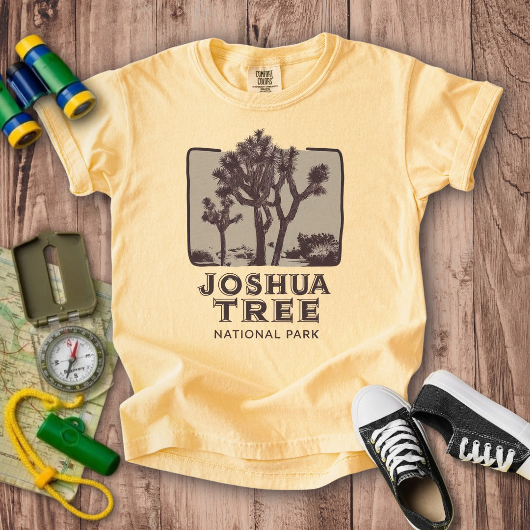 Joshua Tree National Park Vintage Kids Cotton T-Shirt