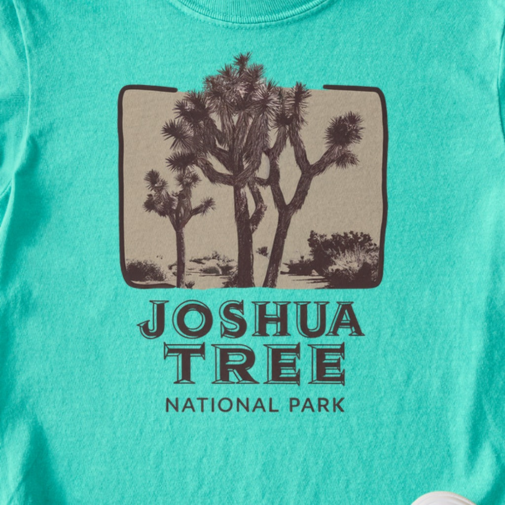 Joshua Tree National Park Vintage Kids Cotton T-Shirt