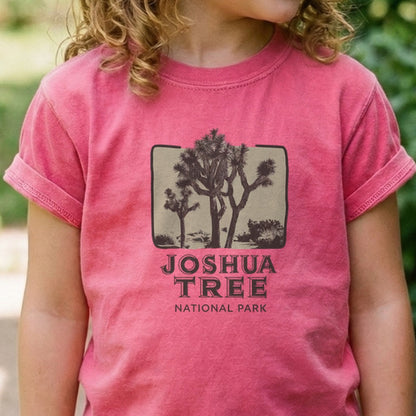 Joshua Tree National Park Vintage Kids Cotton T-Shirt