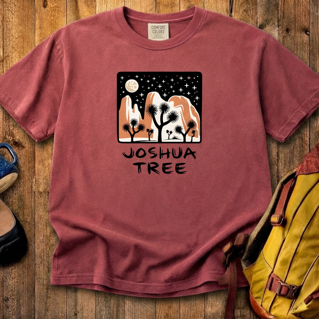Joshua Tree at Night Cotton T-Shirt