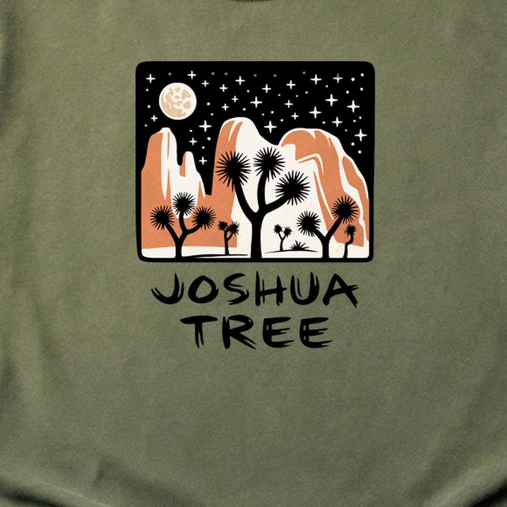 Joshua Tree at Night Cotton T-Shirt