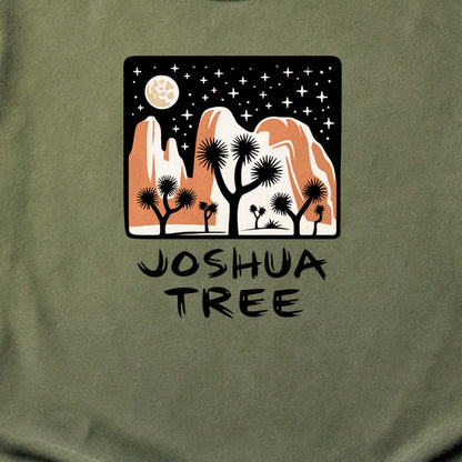 Joshua Tree at Night Cotton T-Shirt