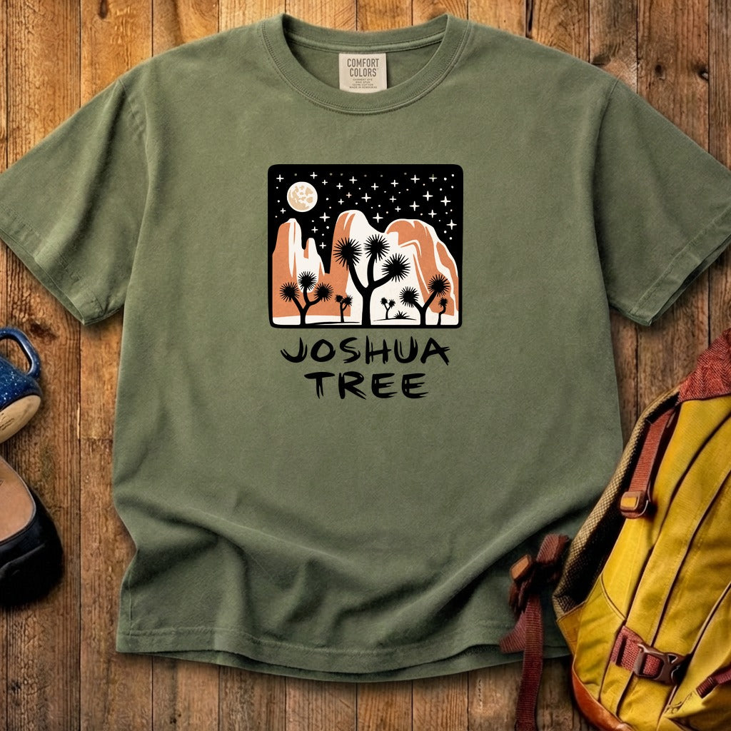 Joshua Tree at Night Cotton T-Shirt