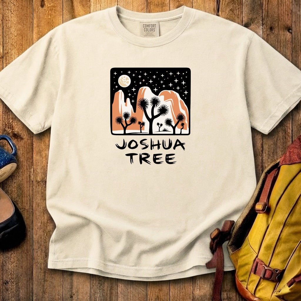 Joshua Tree at Night Cotton T-Shirt