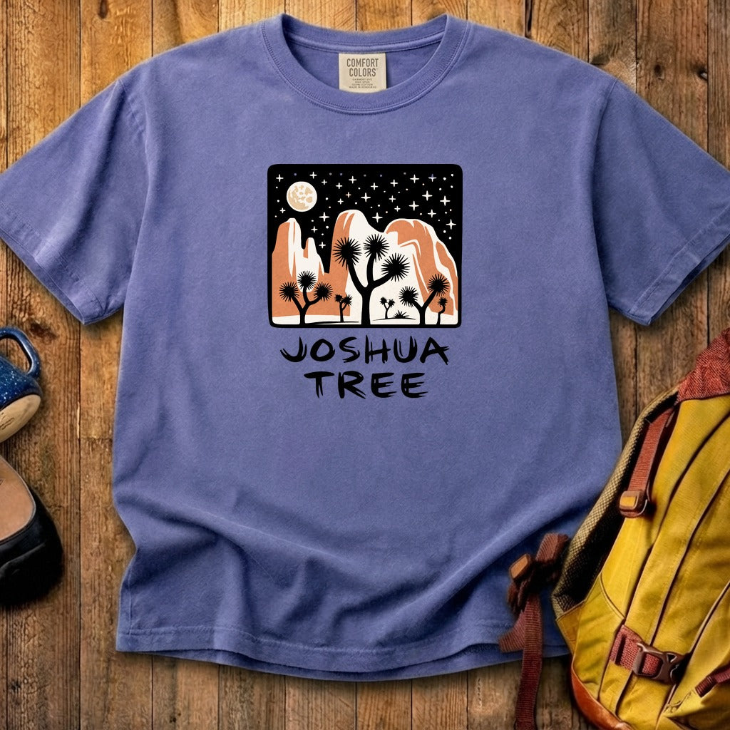 Joshua Tree at Night Cotton T-Shirt