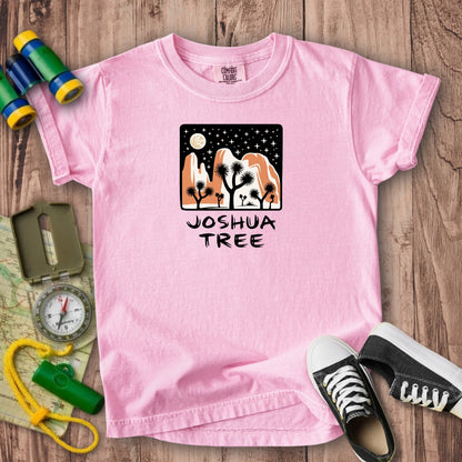 Joshua Tree at Night Kids Cotton T-Shirt