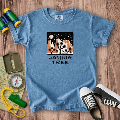 Joshua Tree at Night Kids Cotton T-Shirt