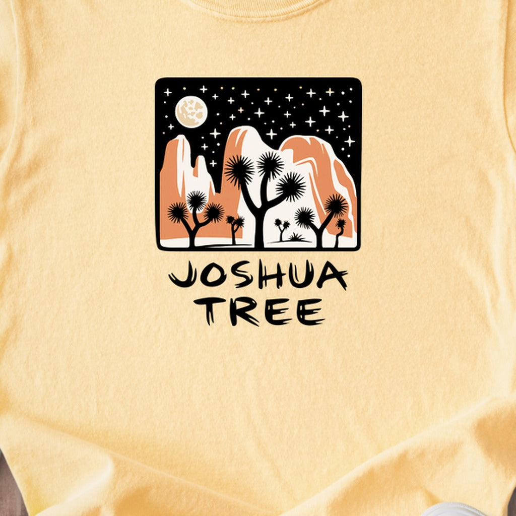 Joshua Tree at Night Kids Cotton T-Shirt