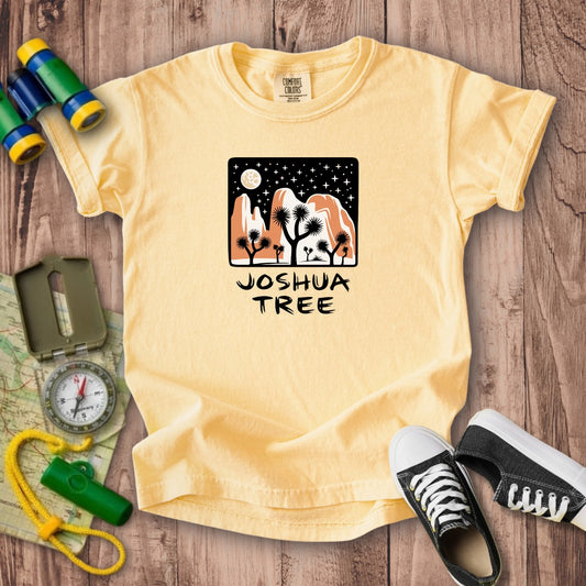 Joshua Tree at Night Kids Cotton T-Shirt