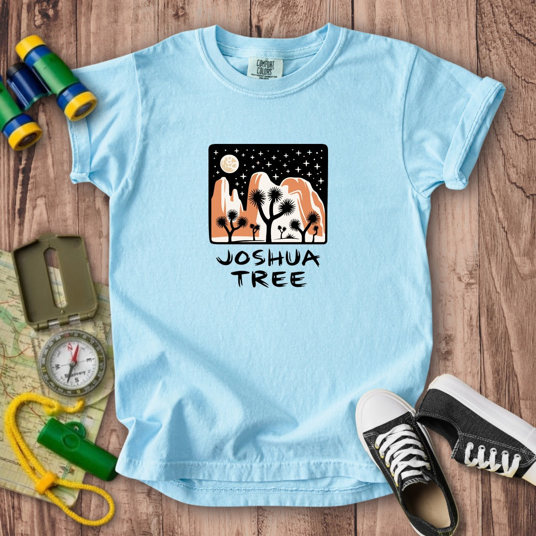 Joshua Tree at Night Kids Cotton T-Shirt