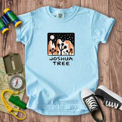 Joshua Tree at Night Kids Cotton T-Shirt