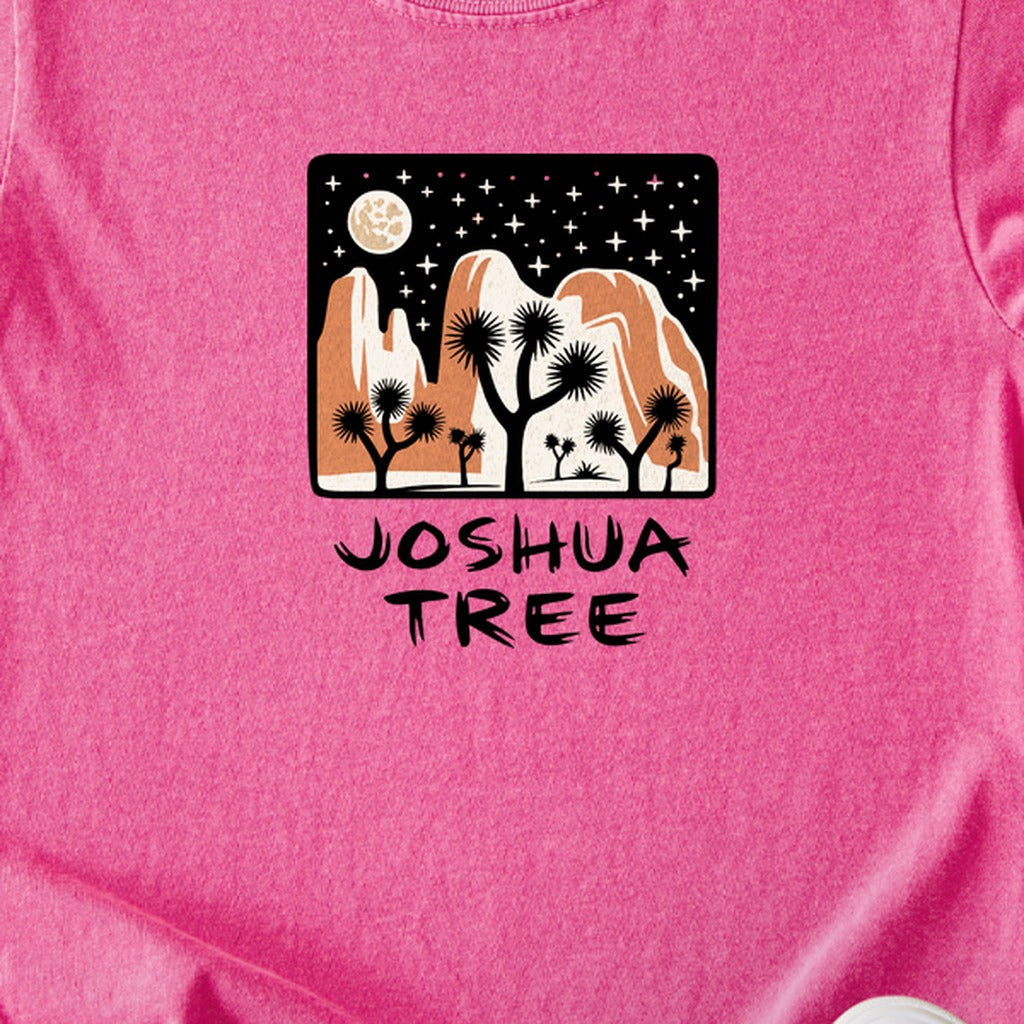 Joshua Tree at Night Kids Cotton T-Shirt