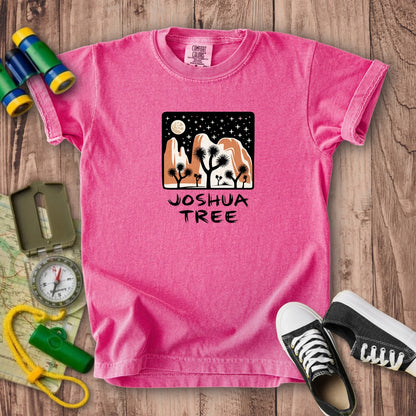 Joshua Tree at Night Kids Cotton T-Shirt