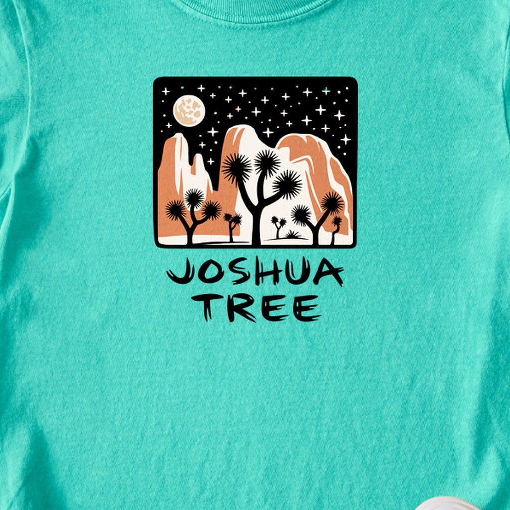 Joshua Tree at Night Kids Cotton T-Shirt
