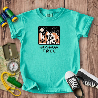 Joshua Tree at Night Kids Cotton T-Shirt