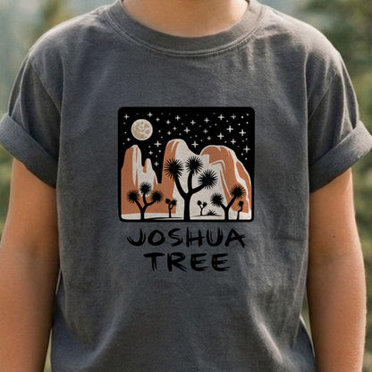 Joshua Tree at Night Kids Cotton T-Shirt