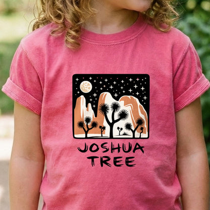 Joshua Tree at Night Kids Cotton T-Shirt