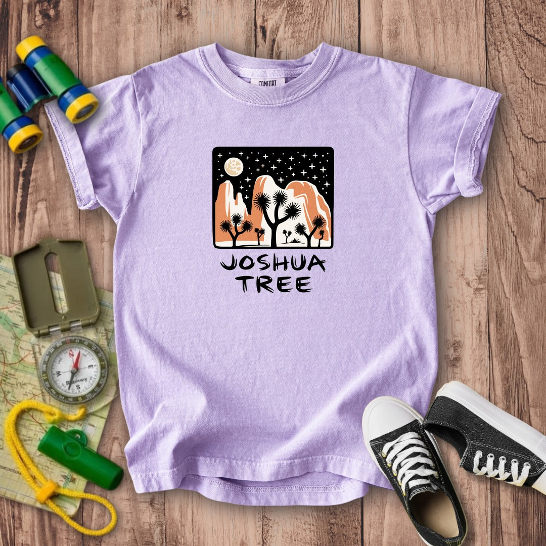 Joshua Tree at Night Kids Cotton T-Shirt