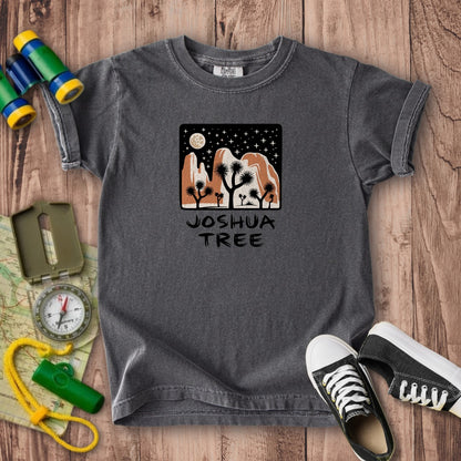 Joshua Tree at Night Kids Cotton T-Shirt